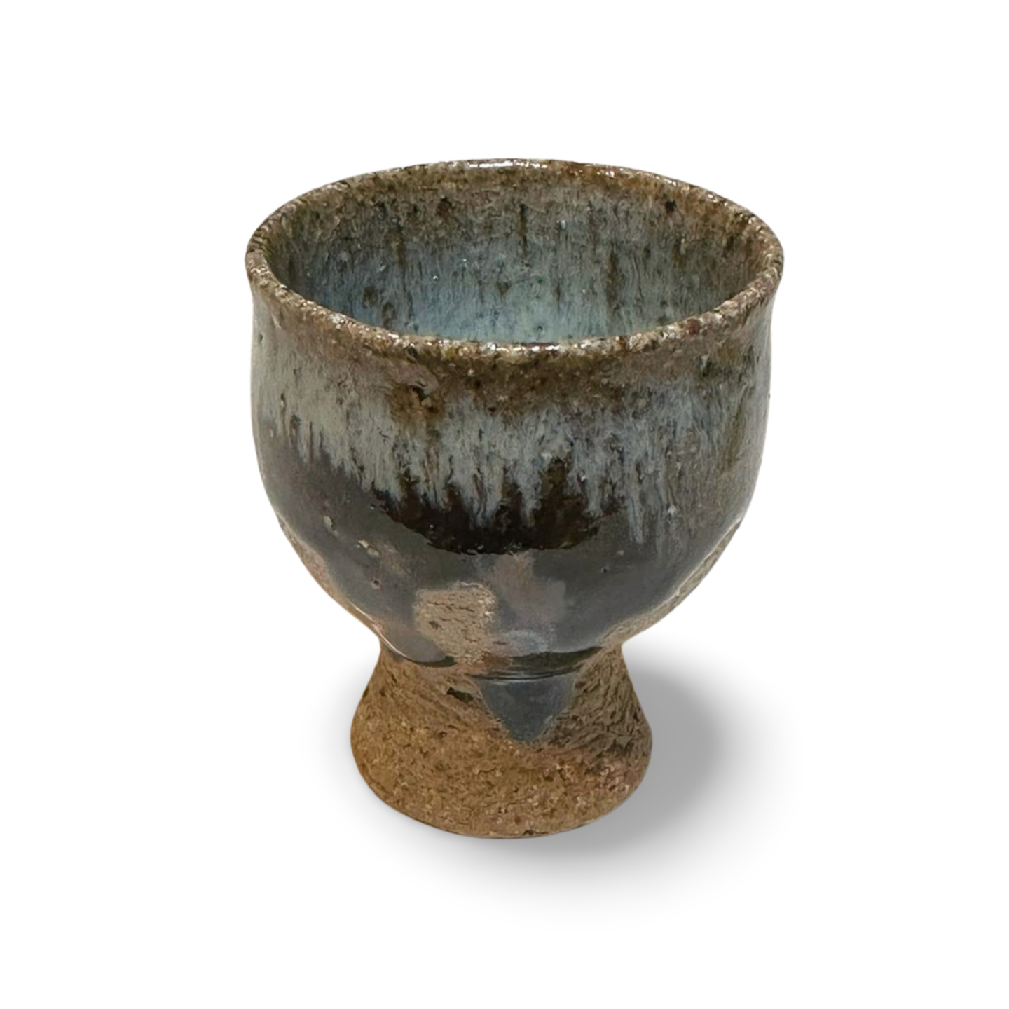 Sake Goblet made with  Yamadanishiki  Cup vessels Tojo Akizu Pottery Hyogo Japan Porcelain Handmade stem