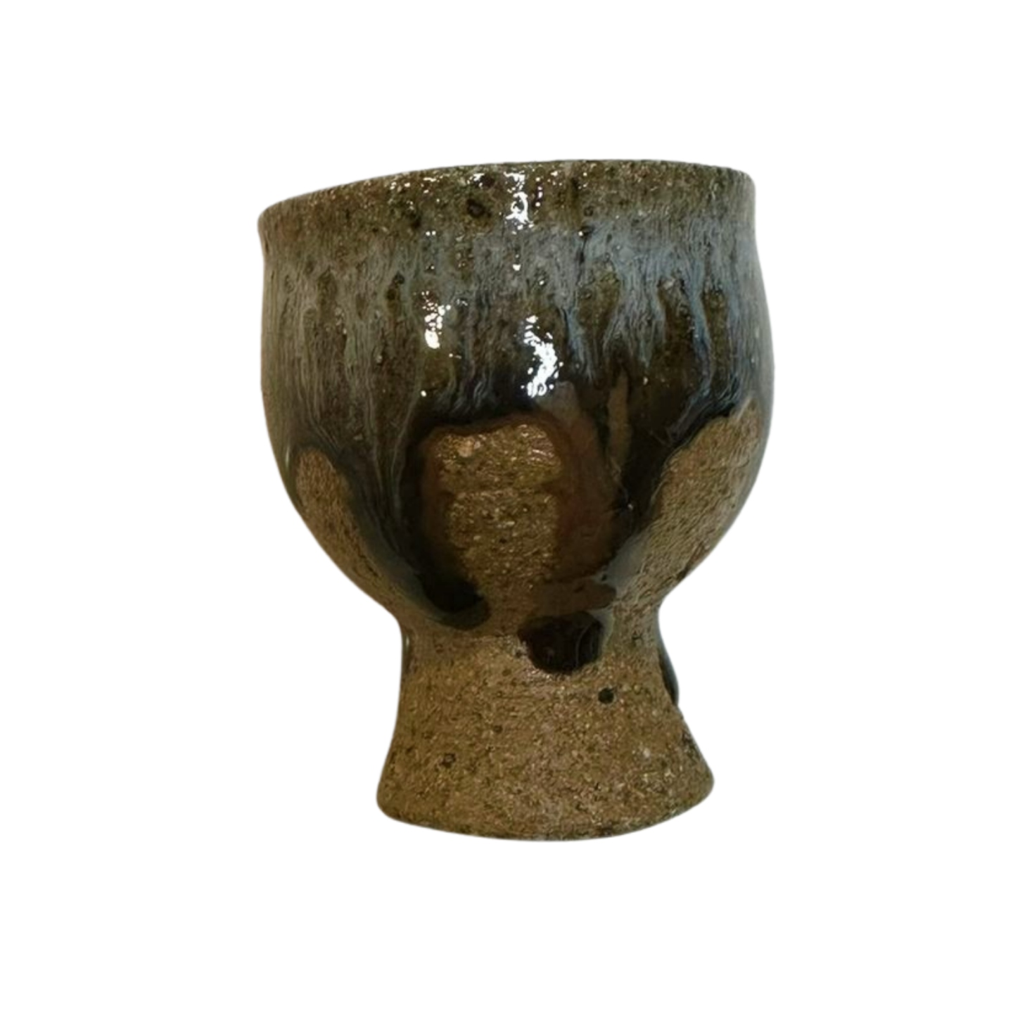 Sake Goblet made with  Yamadanishiki  Cup vessels Tojo Akizu Pottery Hyogo Japan Porcelain Handmade stem