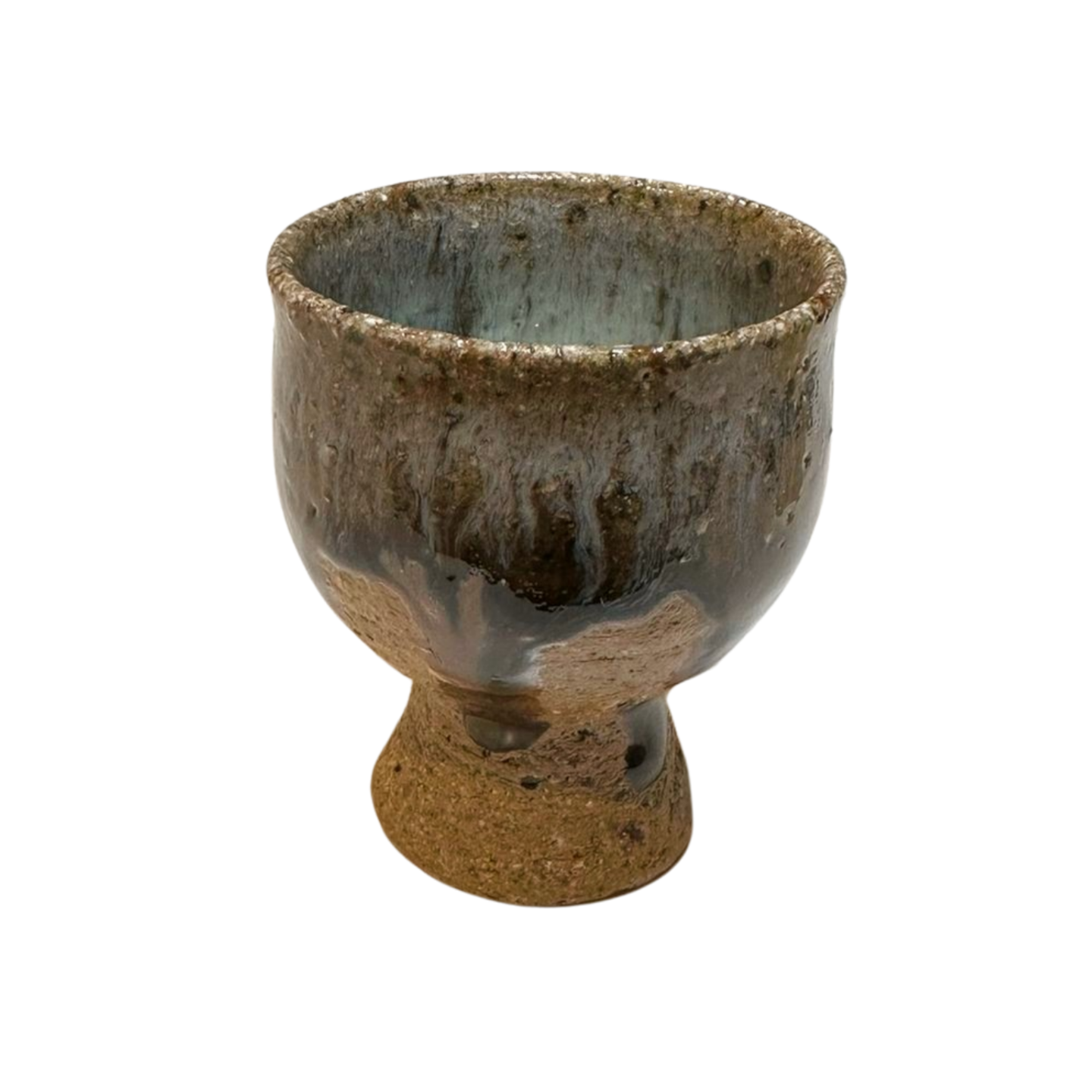 Sake Goblet made with  Yamadanishiki  Cup vessels Tojo Akizu Pottery Hyogo Japan Porcelain Handmade stem